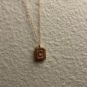 C Pendant Necklace